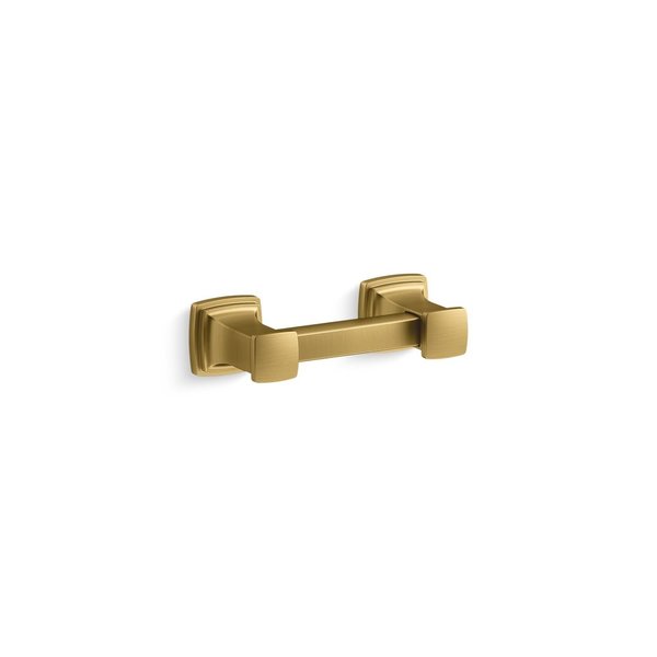 Kohler Riff 3  Drawer Pull Vibrant Brushed Moderne Brass 24434-2MB